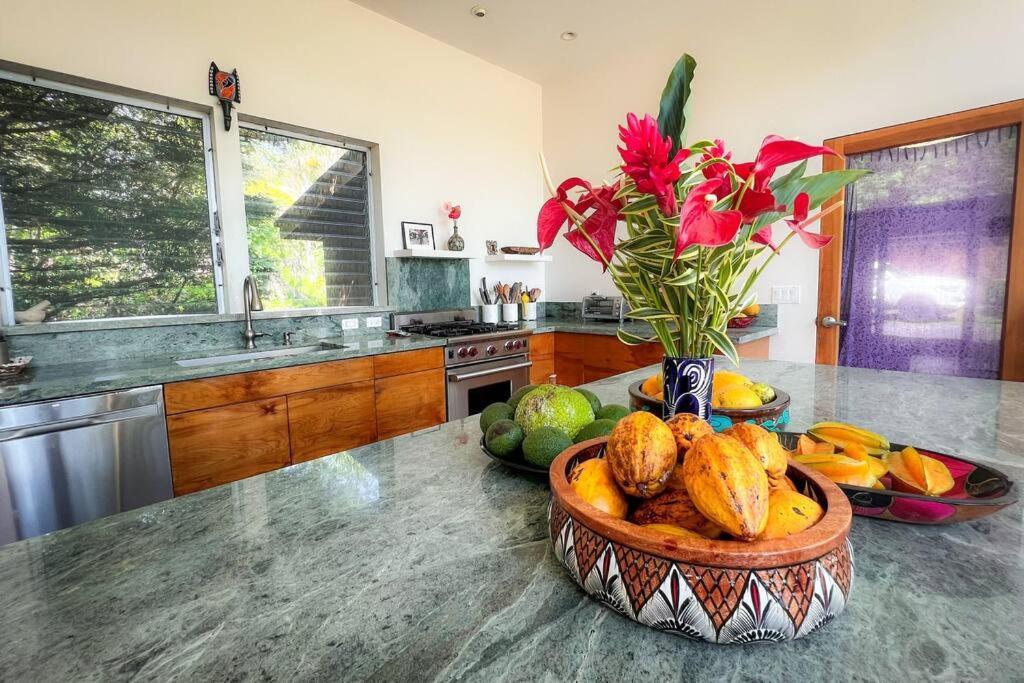 Jungle Haven Ocean Front Eco Villa On Fruit Farm Pahoa Esterno foto