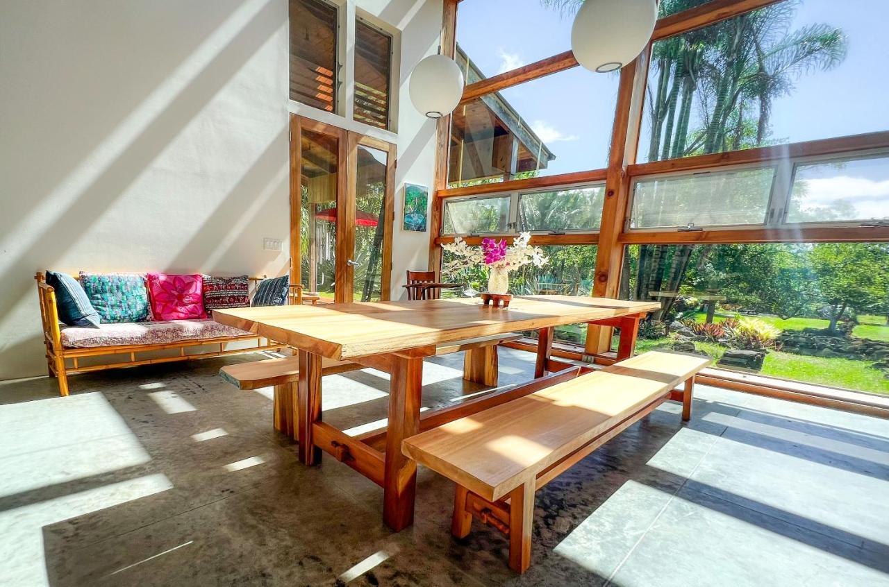 Jungle Haven Ocean Front Eco Villa On Fruit Farm Pahoa Esterno foto