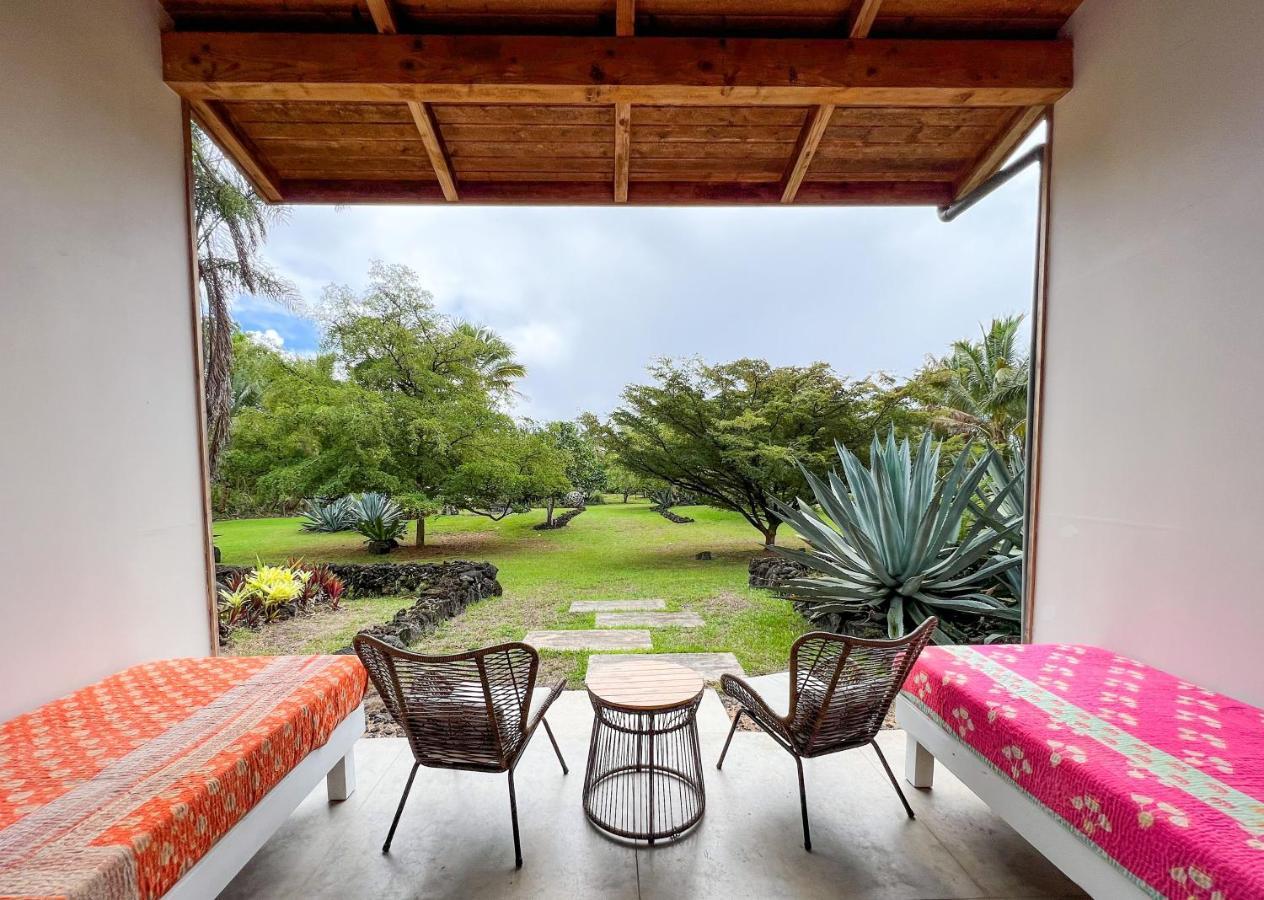Jungle Haven Ocean Front Eco Villa On Fruit Farm Pahoa Esterno foto