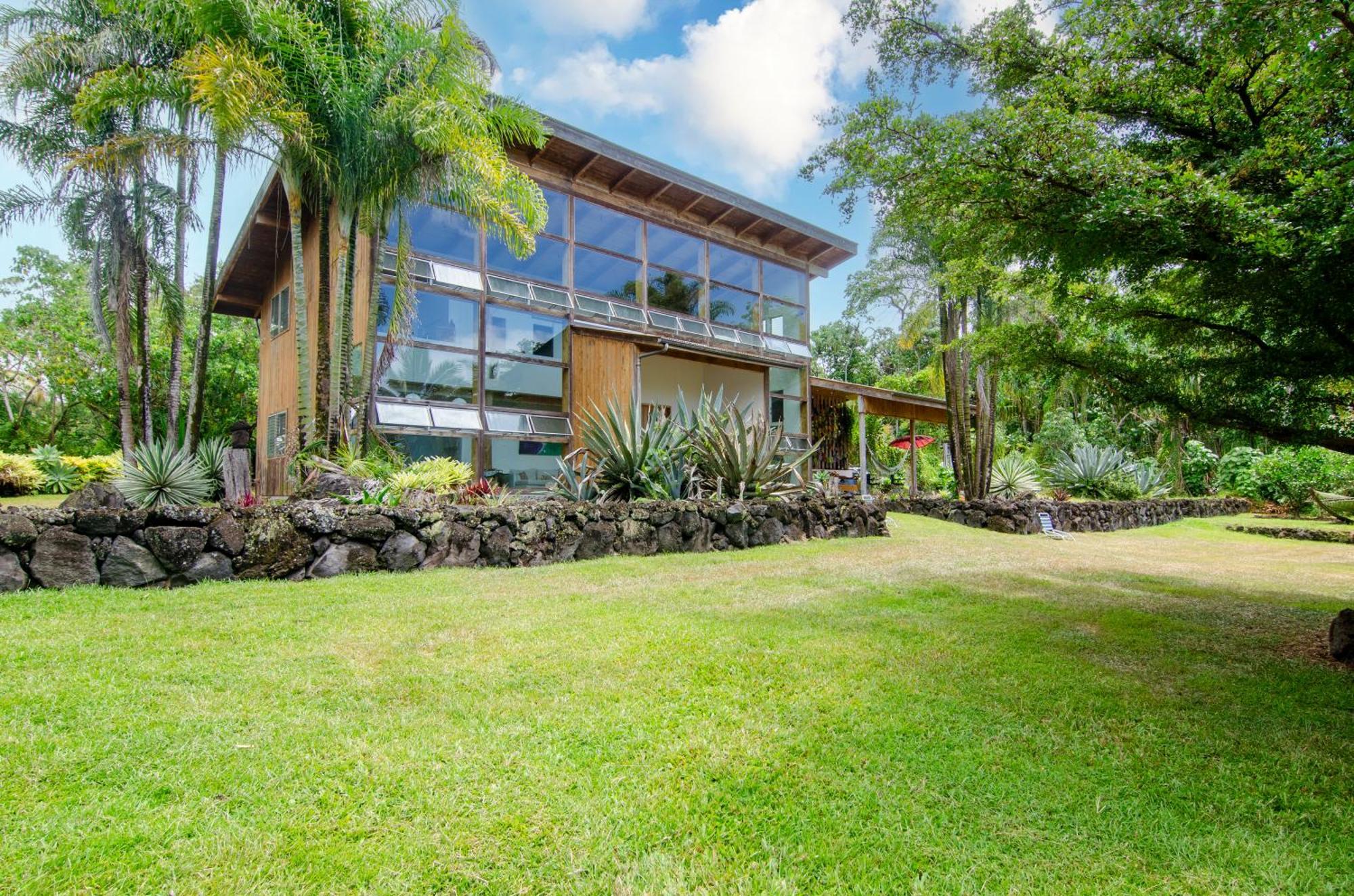 Jungle Haven Ocean Front Eco Villa On Fruit Farm Pahoa Esterno foto